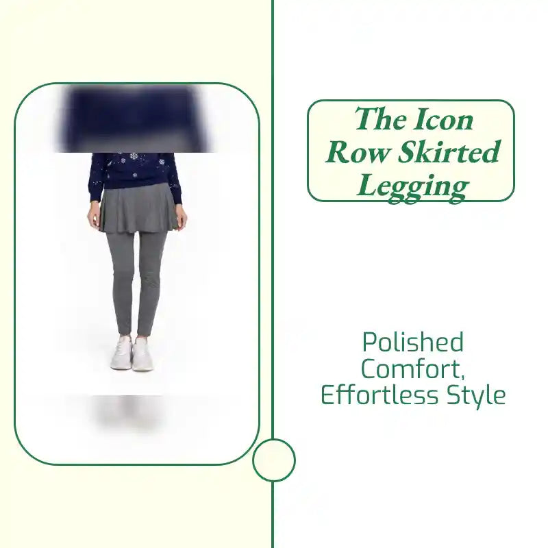 The Icon Row Skirted Legging by@Outfy